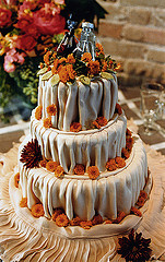 Halloween Wedding Cake