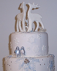 Snowflake Wedding Cake