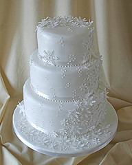 Snowflake Wedding Cake