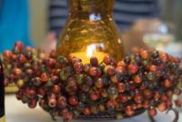 Hurricane Wedding Centerpiece